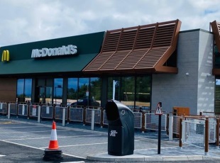 Costa Coffee & McDonald’s Drive-Thrus’, Kennford, Devon
